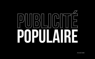 La publicité populaire (manifeste)